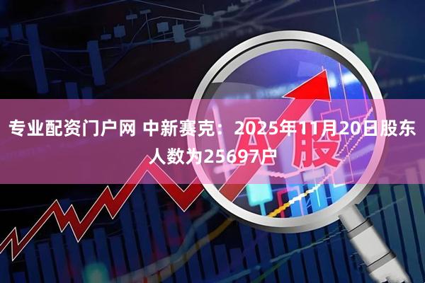 专业配资门户网 中新赛克：2025年11月20日股东人数为25697户